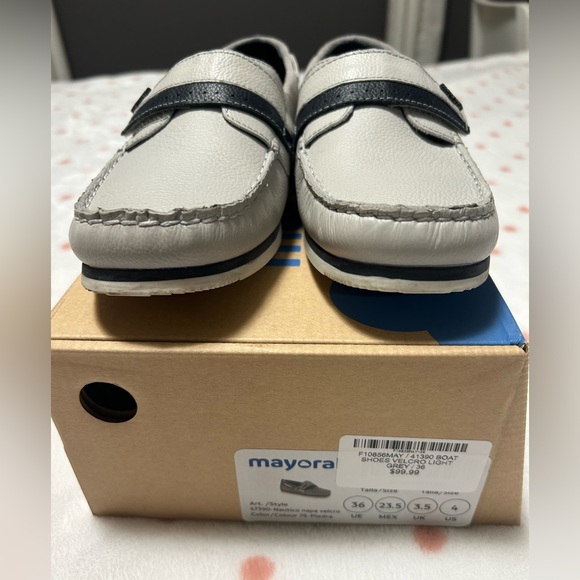 Boys leather boat shoe by Mayoral - Picture 4 of 7
